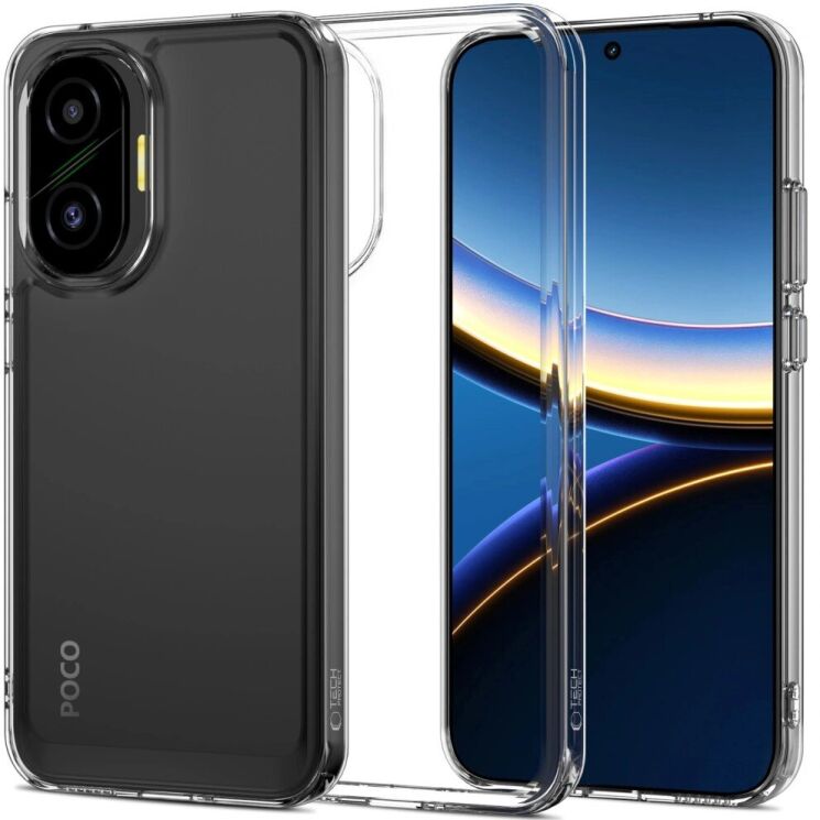 Защитный чехол Tech-Protect FlexAir Hybrid для Xiaomi Poco F7 - Clear: фото 1 из 4