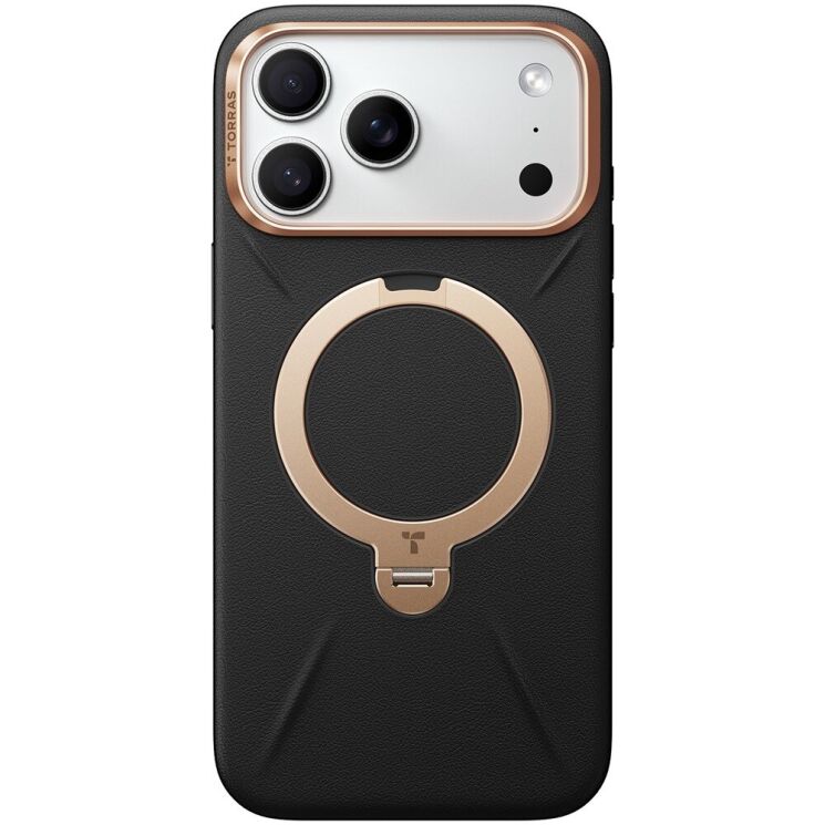 Захисний чохол TORRAS Ostand Q Pro для Apple iPhone 17 Pro - Black: фото 2 з 8
