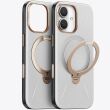 Защитный чехол TORRAS Ostand Q3 VegSkin (with MagSafe) для iPhone 17 - Grey (389395H)