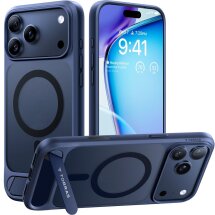 Захисний чохол TORRAS Pstand MagSafe для Apple iPhone 17 Pro - Dark Blue: фото 1 з 8