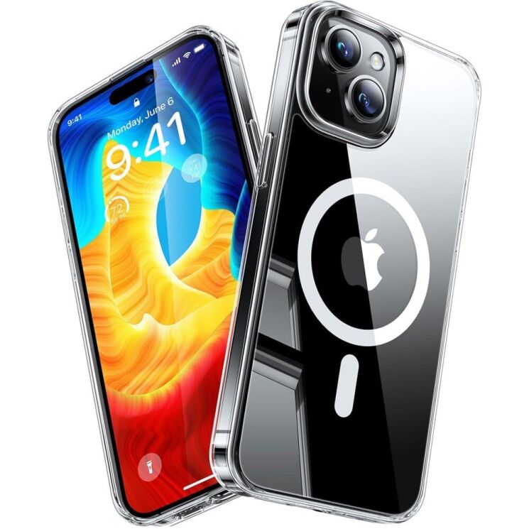 Защитный чехол TORRAS Sparka MagSafe для Apple iPhone 15 - Transparent: фото 1 из 6