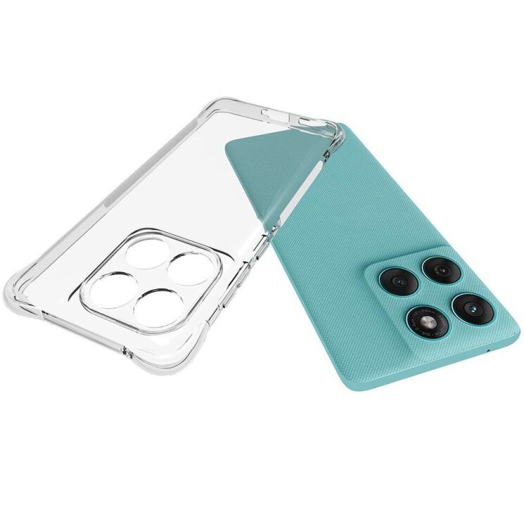 Защитный чехол UniCase AirBag Flow для Motorola Edge 60 / Edge 60 Fusion - Transparent: фото 4 из 5
