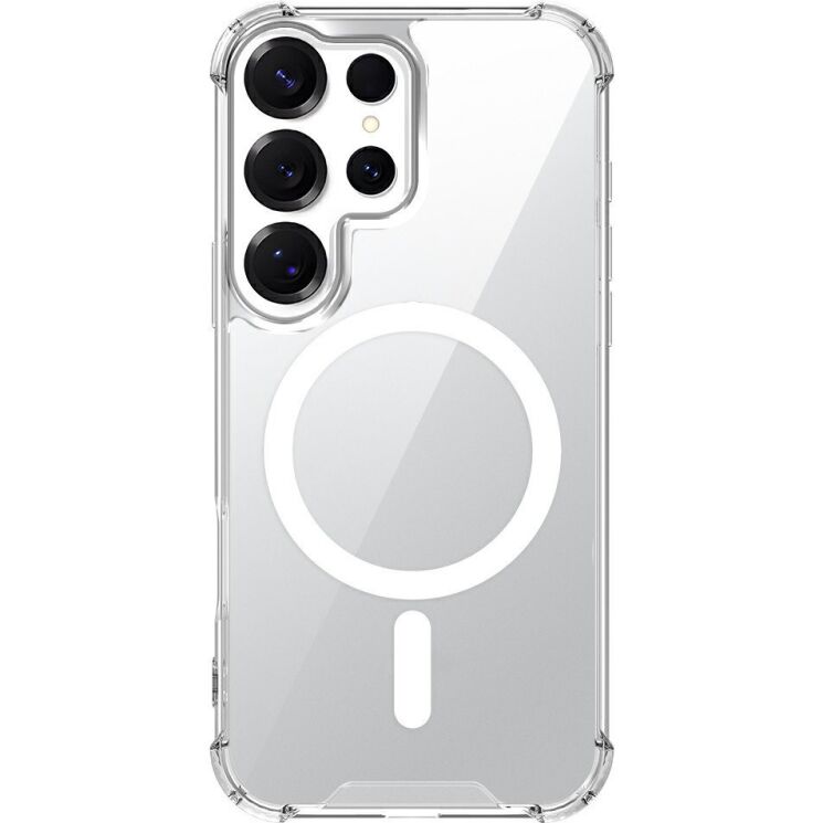 Захисний чохол UniCase AirBag Flow MagSafe для Samsung Galaxy S23 Ultra (S918) / Galaxy S22 Ultra (S908) - Transparent: фото 2 з 14