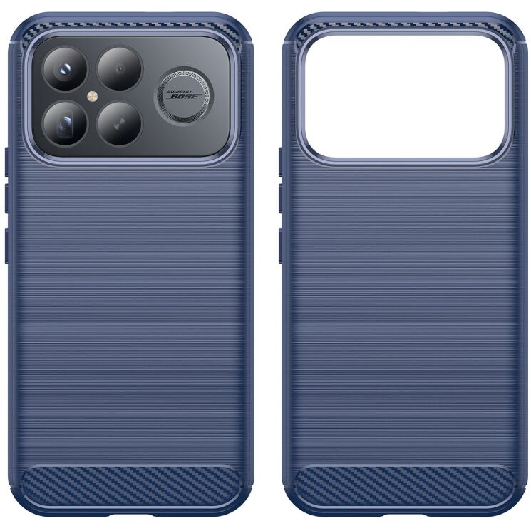 Защитный чехол UniCase Carbon для Xiaomi Poco F8 Ultra - Blue (403411L) Защитный чехол UniCase Carbon для Xiaomi Poco F8 Ultra - Blue: фото 2 из 8