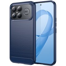 Защитный чехол UniCase Carbon для Xiaomi Poco F8 Ultra - Blue: фото 1 из 8