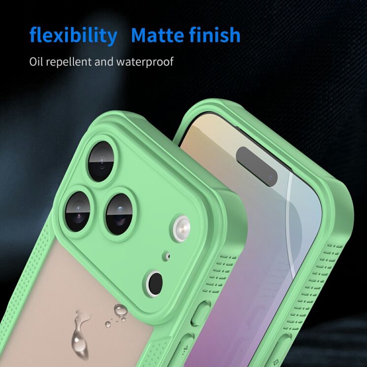 Захисний чохол UniCase Falcon Frame для iPhone 18 Pro Max / 17 Pro Max - Green: фото 7 з 9