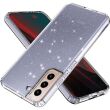 Защитный чехол UniCase Glitter Series для Samsung Galaxy S22 Plus - Tranperent Black (290354B)