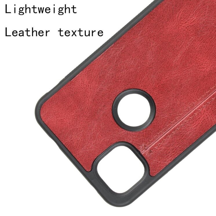 Защитный чехол UniCase Leather Series для Google Pixel 4A - Red: фото 2 из 9