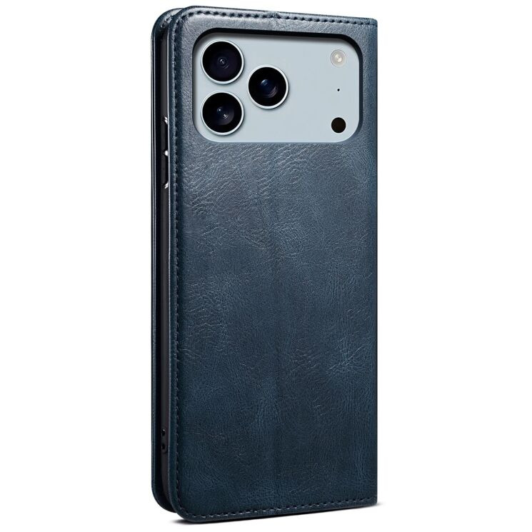 Защитный чехол UniCase Leather Wallet для Apple iPhone 17 Pro Max - Blue: фото 6 из 6
