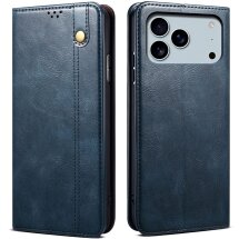 Захисний чохол UniCase Leather Wallet для Apple iPhone 17 Pro Max - Blue: фото 1 з 6