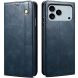 Защитный чехол UniCase Leather Wallet для Apple iPhone 17 Pro Max - Blue (387457L). Фото 1 из 6
