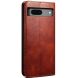 Защитный чехол UniCase Leather Wallet для Google Pixel 8A - Brown (341048Z). Фото 6 из 6