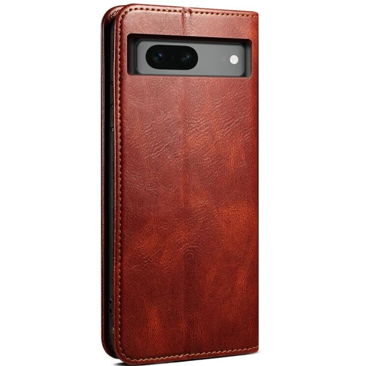 Защитный чехол UniCase Leather Wallet для Google Pixel 8A - Brown: фото 6 из 6