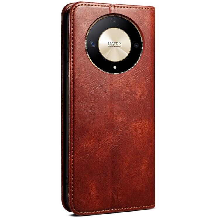 Защитный чехол UniCase Leather Wallet для Honor Magic 6 Lite - Brown: фото 6 из 6