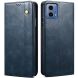 Защитный чехол UniCase Leather Wallet для Motorola Moto G35 - Blue (367915L). Фото 1 из 7