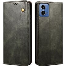 Защитный чехол UniCase Leather Wallet для Motorola Moto G85 - Green: фото 1 из 6