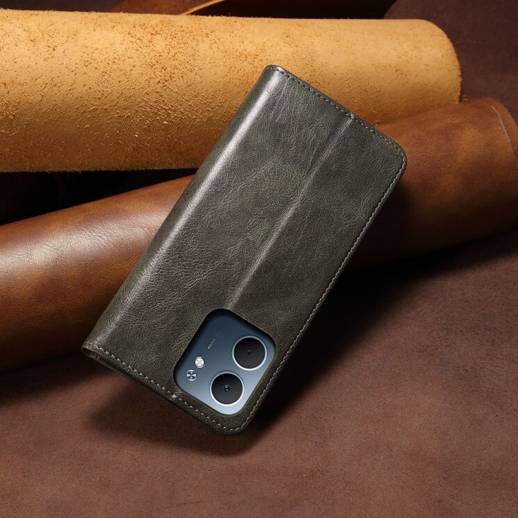 Захисний чохол UniCase Leather Wallet для OPPO A5x - Green: фото 7 з 7