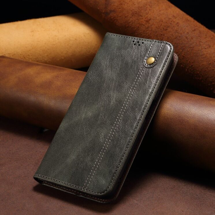 Защитный чехол UniCase Leather Wallet для Samsung Galaxy A04s (A047) / A13 5G (A136) - Green: фото 8 из 9