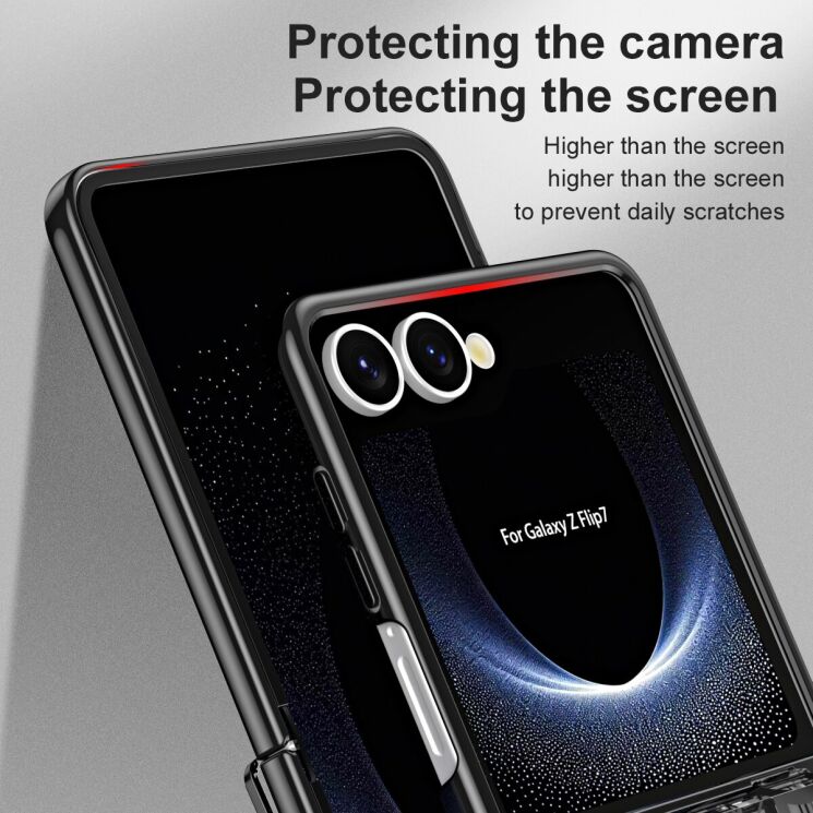 Защитный чехол UniCase Mechanical Legend для Samsung Galaxy Flip 7 - Silver: фото 5 из 6