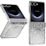 Защитный чехол UniCase Mechanical Legend для Samsung Galaxy Flip 7 - Silver: фото 1 из 6