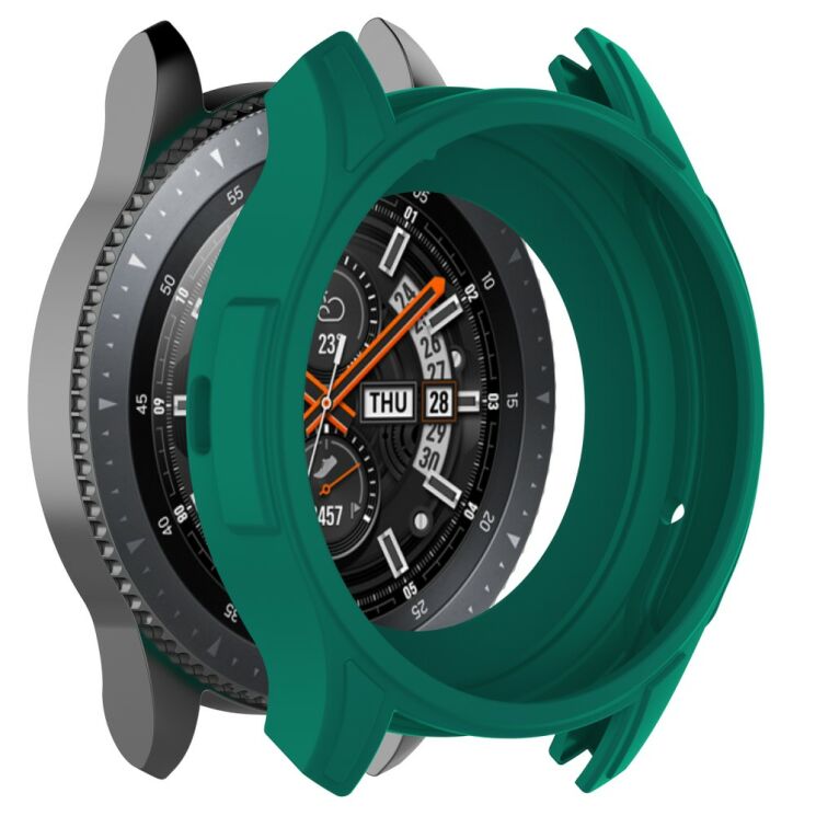 Захисний чохол UniCase Silicone Cover для Samsung Galaxy Watch 46mm - Green: фото 2 з 6