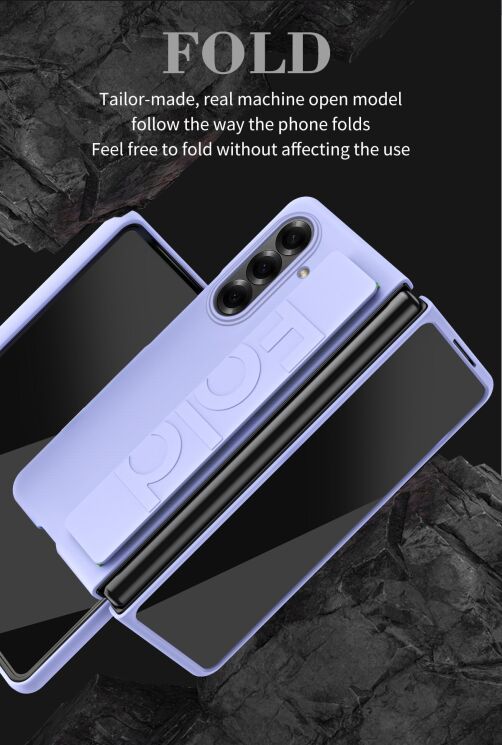 Защитный чехол UniCase Wristband Case (FF) для Samsung Galaxy Fold 8 Ultra - Black: фото 7 из 10