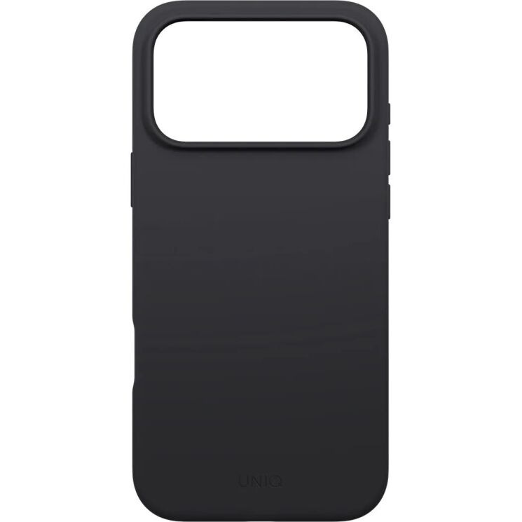 Защитный чехол UNIQ Lino Hybrid Silicone Case MagClick для iPhone 17 Pro Max (UNIQ-IP6.9P(2025)-LINOMCGRY) - Grey: фото 3 из 7