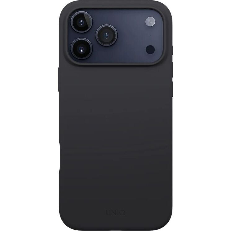 Защитный чехол UNIQ Lino Hybrid Silicone Case MagClick для iPhone 17 Pro Max (UNIQ-IP6.9P(2025)-LINOMCGRY) - Grey: фото 2 из 7