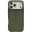 Защитный чехол URBAN ARMOR GEAR (UAG) Civilian MagSafe для iPhone 17 Pro Max (114546117297) - Olive / Orange (387494O)