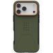 Защитный чехол URBAN ARMOR GEAR (UAG) Civilian MagSafe для iPhone 17 Pro Max (114546117297) - Olive / Orange (387494O). Фото 1 из 11