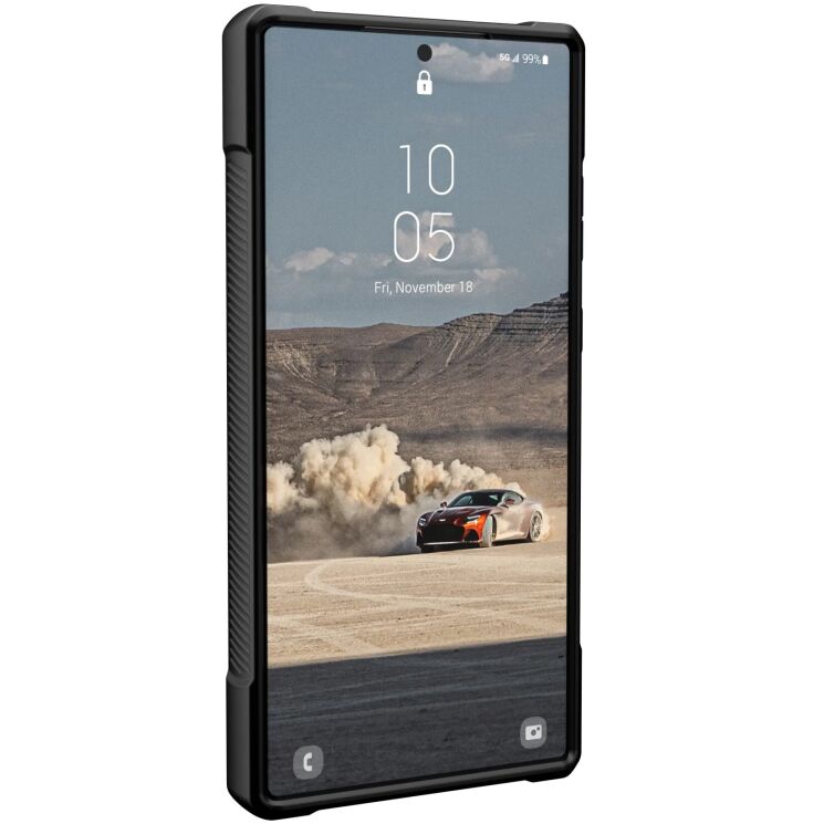 Защитный чехол URBAN ARMOR GEAR (UAG) Monarch для Samsung Galaxy S23 Ultra (S918) - Carbon Fiber: фото 6 из 10