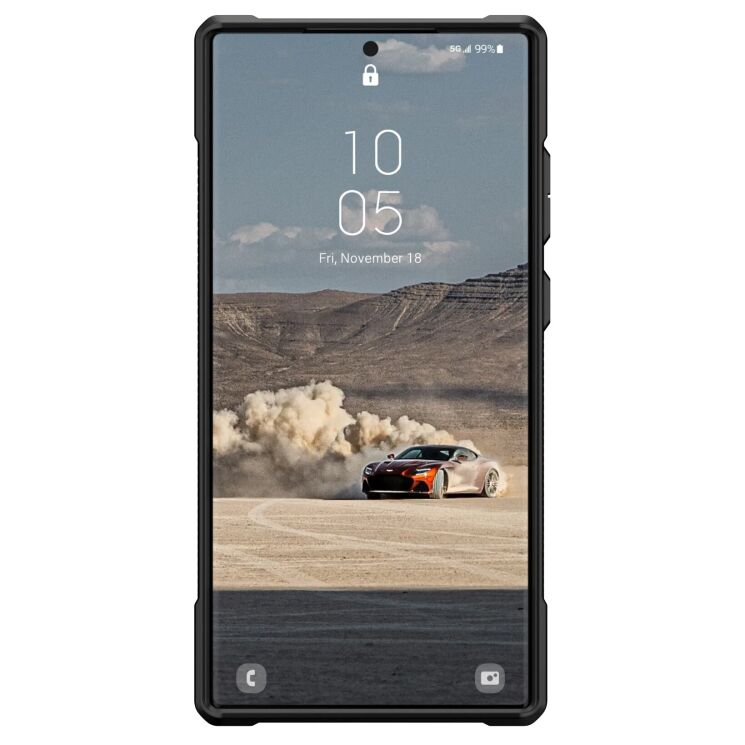 Защитный чехол URBAN ARMOR GEAR (UAG) Monarch для Samsung Galaxy S23 Ultra (S918) - Carbon Fiber: фото 5 из 10