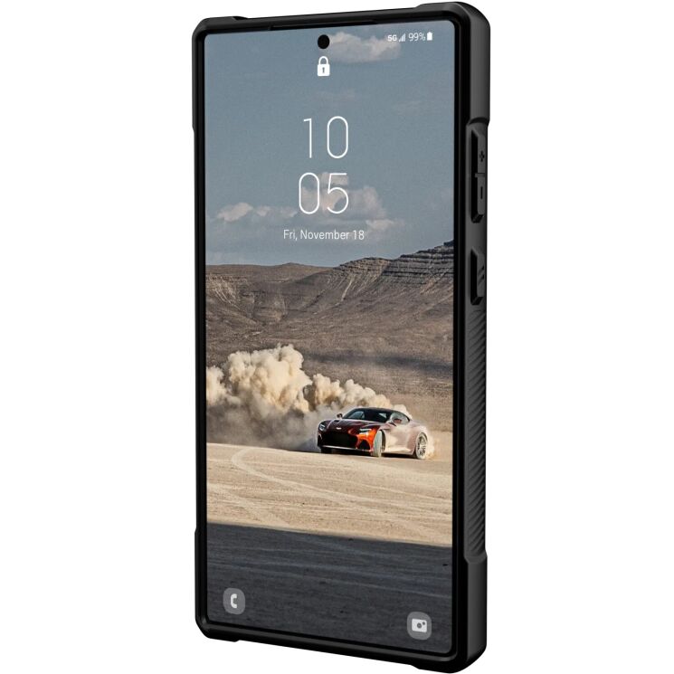 Защитный чехол URBAN ARMOR GEAR (UAG) Monarch для Samsung Galaxy S23 Ultra (S918) - Carbon Fiber: фото 4 из 10
