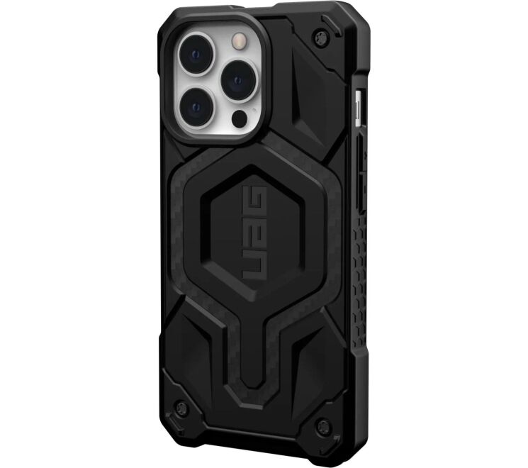 Захисний чохол URBAN ARMOR GEAR (UAG) Monarch Pro MagSafe для Apple iPhone 13 Pro (113541114242) - Carbon Fiber: фото 2 з 12