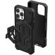 Защитный чехол URBAN ARMOR GEAR (UAG) Monarch Pro MagSafe + Ring Stand для Apple iPhone 16 Pro Max - Carbon Fiber Case / Black Ring (366311B). Фото 6 из 7