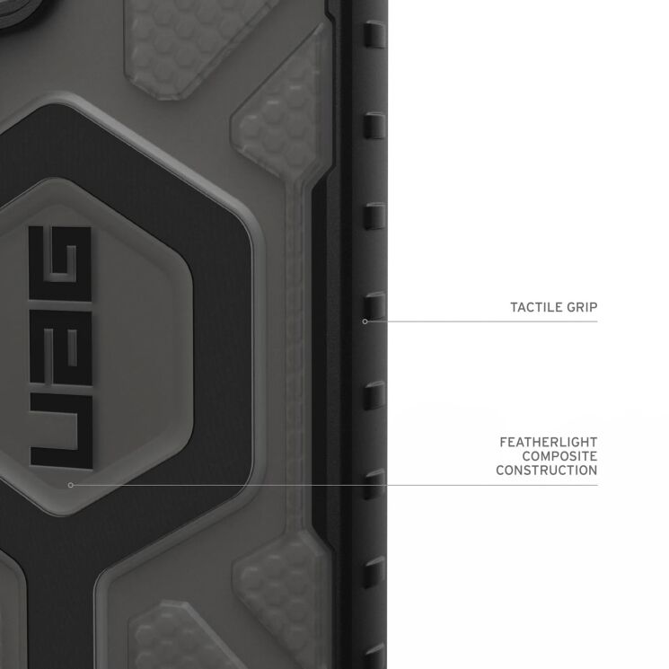 Защитный чехол URBAN ARMOR GEAR (UAG) Pathfinder Clear для Samsung Galaxy S24 Ultra (S928) 214442113131 - Ash: фото 10 из 11