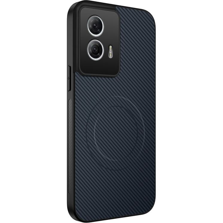 Защитный чехол WANLONFENG Carbon MagCase для Motorola Edge 50 Fusion - Sapphire: фото 1 из 7