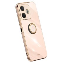 Защитный чехол XINLI Porcelain Magnetic для OPPO A5 Pro (4G/5G) - Pink: фото 1 из 7
