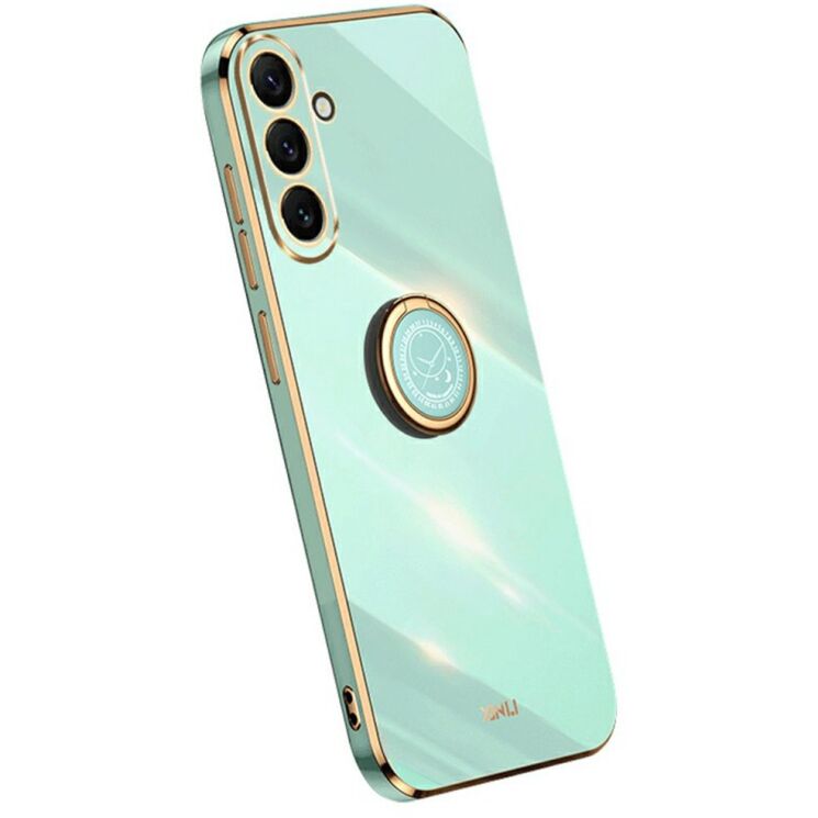 Защитный чехол XINLI Porcelain Ring для Samsung Galaxy A37 (A376) - Cyan: фото 1 из 6