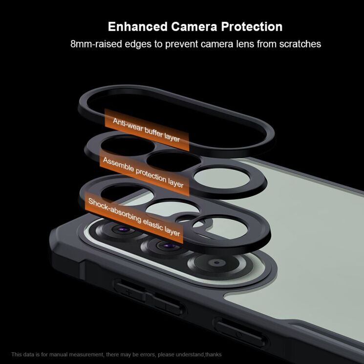 Защитный чехол XUNDD Rugged Case для Samsung Galaxy S26 Plus - Black: фото 4 из 7