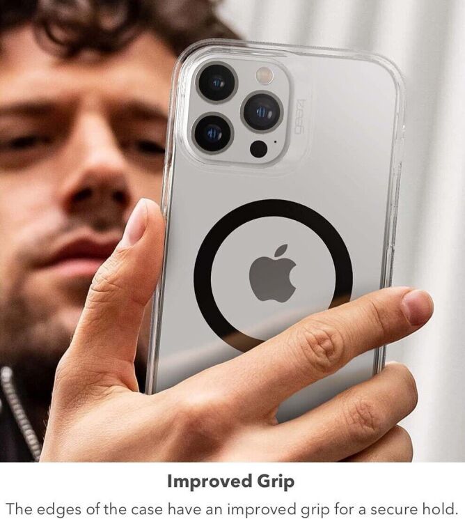 Защитный чехол Zagg Gear4 Piccadilly Snap with Magsafe для Apple iPhone 16 Pro (702316273) - Black: фото 5 из 6