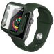 Захисний комплект IMAK Watch Strap + Case для Apple Watch 38 mm - Dark Green (251851DG). Фото 1 з 14