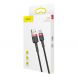 Дата-кабель BASEUS Kevlar Series Type-C 2A (2м) - Black / Red (895140BR). Фото 8 з 20