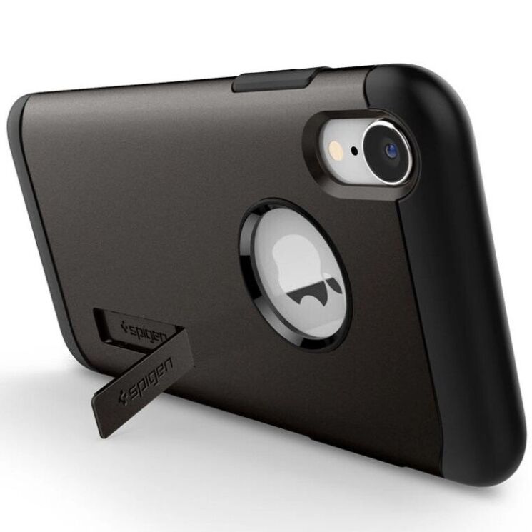 Защитный чехол Spigen (SGP) Slim Armor для Apple iPhone XR - Gunmetal: фото 6 из 7