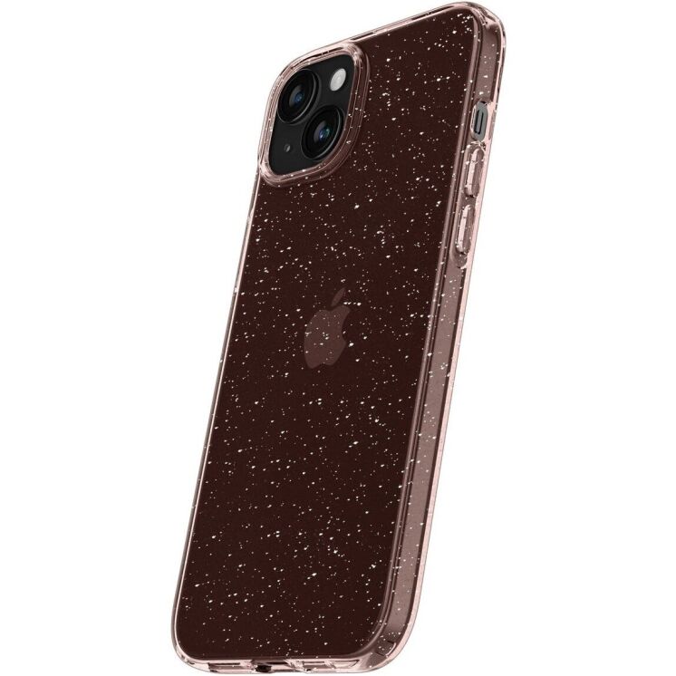 Защитный чехол Spigen (SGP) Liquid Crystal Glitter для Apple iPhone 15 Plus - Rose Quartz: фото 5 из 15