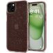 Защитный чехол Spigen (SGP) Liquid Crystal Glitter для Apple iPhone 15 Plus - Rose Quartz (339714R). Фото 1 из 15
