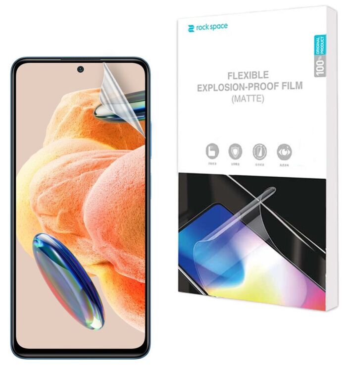 Антиблікова плівка на екран RockSpace Explosion-Proof Matte для Xiaomi Redmi Note 12 Pro: фото 1 з 8