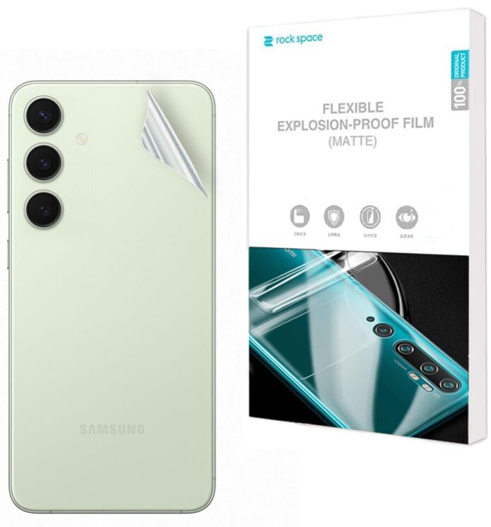 Антиблікова плівка на задню панель RockSpace Matte для Samsung Galaxy S25 Plus (S936): фото 1 з 9