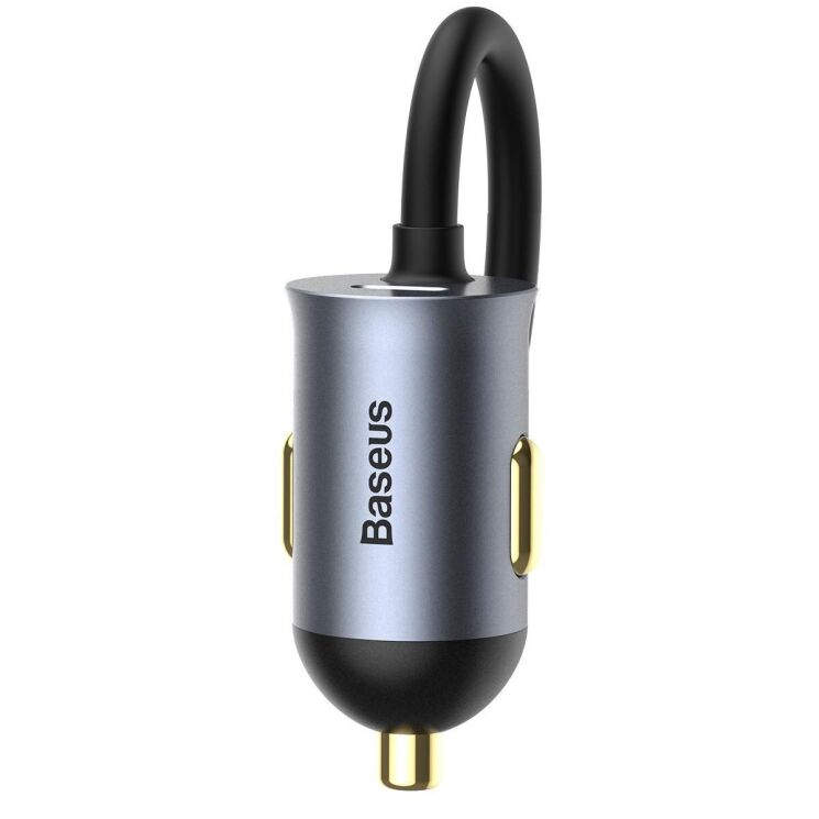 Автомобильное зарядное устройство Baseus Share Together PPS Fast Charging 2USB + 2Type-C (120W) CCBT-A0G - Grey: фото 4 из 27