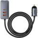 Автомобильное зарядное устройство Baseus Share Together PPS Fast Charging 2USB + 2Type-C (120W) CCBT-A0G - Grey (923309H). Фото 1 из 27